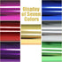 ZWIN 135 Sheets Foil Cardstock Papers for Craft Metallic Paper Cardstock 7 Colour Origami Paper 6'' Metallic Mirror Board Sheets for Art and Craft...