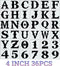 Letter Stencils for Painting On Wood 4 Inch,Alphabet Stencils Retro Letter Stencil Number Templates for Drawing On Wall,Sign,Porch, Paper, Fabric...