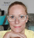 Eyekepper Ladies Reading Glasses - Oversized Square Design Readers for Women Transparent...