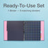 Oxford 3 Ring Binder Set, Cute 1 Inch Binder with Plaid Print and 8 Matching Tab Dividers, 1" Round Rings for Letter Size Paper (23330)...