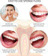 Easy-to-Use Sponge Floss for Cleaning of Implants Bridges with Stiff Plastic Ends and Sponge Floss Oral Hygiene (2)...