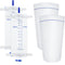 2 Pcs 33.8oz/1000ml Leg Bag Urinary Drainage Bag with 2 Pcs Catheter Leg Bag Holder, Catheter Leg Bags with Anti Reflux Valve, Urine Collection Ba...