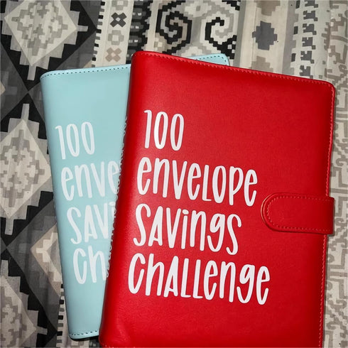 100 Envelope Challenge Binder, Savings Challenges Sheets?Easy and Fun Way to Save $5,050, Budget Binder with Cash Envelopes, Savings Challenges Bi...