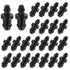 150Pcs 1/4 Inch Drip Irrigation End Cap Plugs Straight Coupling Barbed Connector Fittings for 7mm /5mm Tube Drip Irrigation Watering System...