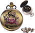 Mini DND Dice Set DND Pocket Watch Shell 7PCS Micro Polyhedral Dice Set Metal Dice Dungeons and Dragons Gifts Accessories V038N...