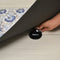 GelPro GellyGripper 3" Adhesive Anti Skid Grip Pad for Under Area Rug/Standing Desk Mat, 4 Pack...
