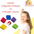 10 Pack Erasers Dry Erase Magnetic, 5 Bright Colors | Colors Match Table Spots and Table Dots | Whiteboard, White Board, Teachers, Classrooms...