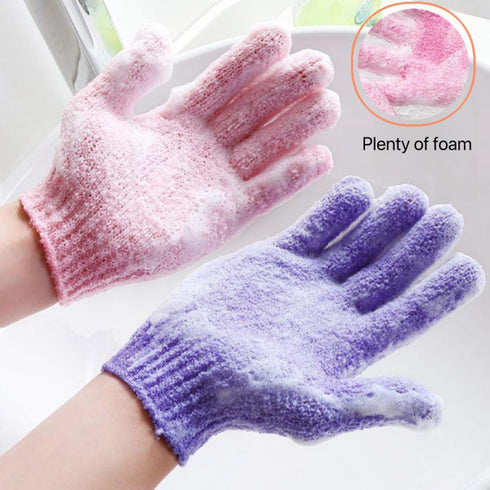 12 Pcs Exfoliating Bath Gloves,Deep Scrubbing Dead Skin Shower Gloves for Beauty Spa Massage Skin Shower Body Scrubber and Suitable for Men,Women...