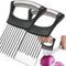 ESINAM Onion Slicer Holder, Premium Vegetable Slicer Cutter for Potato and Tomato, Sharp Stainless Steel Food Slicer Assistant Tool for Slicing Fr...