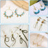 360Pcs Earrings Beading Hoop Set for Jewelry Making, with Earring Finding Teardrop Round Beading Hoop,Open Jump Rings,Earring Hooks and Backs, Ear...