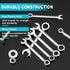 SPEEDWOX 10 Pcs Mini Combination Wrench Set, 4-11mm Open and Box End for Automotive, Industry, Electronics, Mechanic, Home, Hobby - High Carbon St...