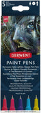 Derwent Paint Pen, Palette #3, 0.5mm Japanese Nib, 5 Pens (ZD2305520)...