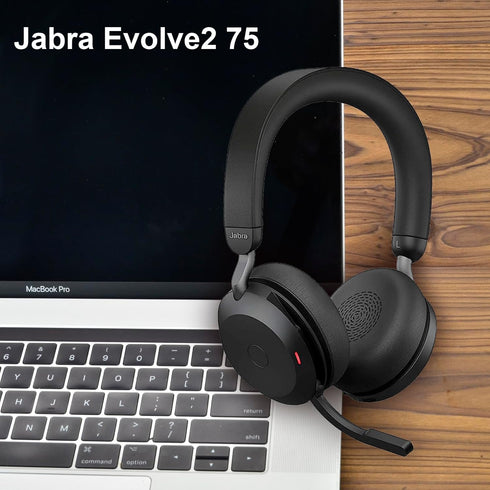Evolve2 75 Ear Pads - defean Replacement Ear Cushion Compatible with Jabra Evolve2 75 PC Wireless Headset (Ear Pads not fit Jabra Evolve 75 75+ 75...