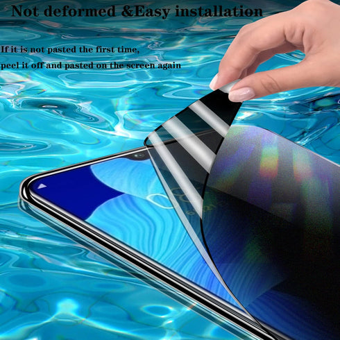 3 Pack Privacy Matte Screen Protector Compatible with Samsung Galaxy Z Flip 4 5G 2022,Anti-Peep 1PCS Outside Screen Protector+1PCS Inside Screen P...