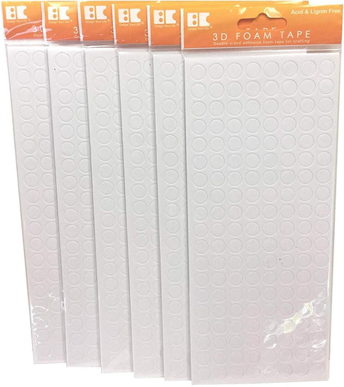 Best Creation, Inc 3D Pop Dots (12 Sheets) Dual-Adhesive Foam Mount (Big Circle)...