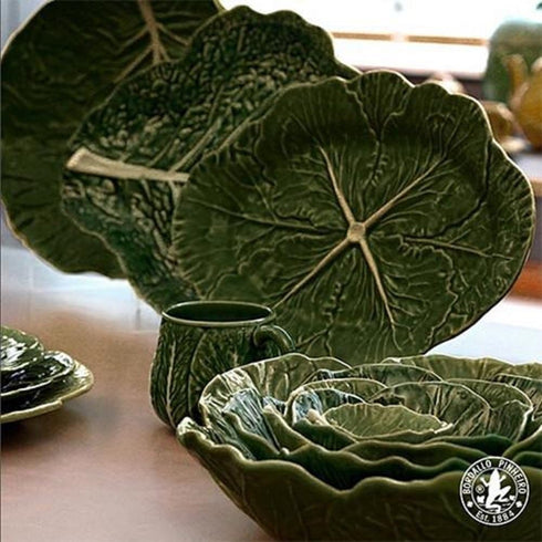 Bordallo Pinheiro Cabbage Dessert Plate, 7.5"...