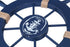 Rienar Nautical Ship Steering Wheel - 11" Diameter Wooden Beach Home Wall Décor With Fishing Net/Shell/Fish/Starfish/Seagull...