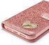 QLTYPRI for iPhone 11 Case Wallet Case Bling Shiny Glitter Flip Folio Case Full-Body Protective Cover Card Slots Magnetic Closure Kickstand Wrist ...