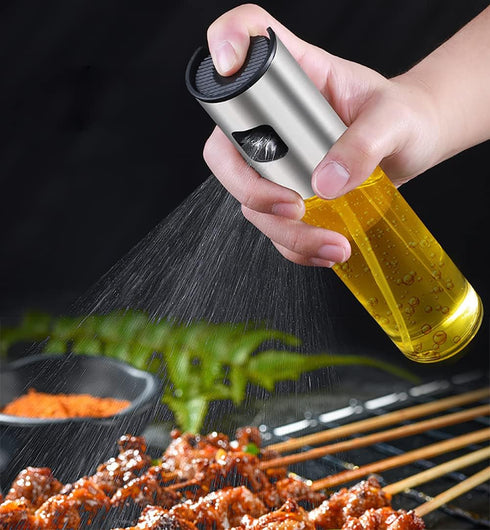 Olive Oil Sprayer for Cooking Oil Spritzer Mister for Air Fryer Canola Vinegar Vegetable Oil Portable Mini Bottle Kitchen Gadgets for BBQ/Pan/Sala...
