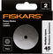 Fiskars 45mm Titanium Rotary Blades (2 Pack) - Rotary Cutter Blade Replacement - Crafts, Sewing, and Quilting Projects - Grey...