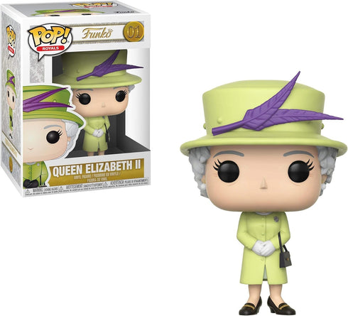 Funko Pop! Royals: Royals - Queen Elizabeth II Action Figures, Multicolor, Standard...