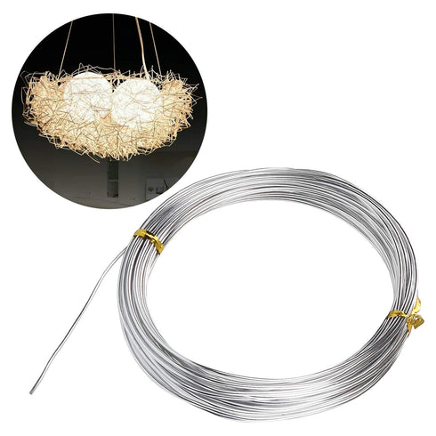 4 Pack 16 Gauge Aluminum Wire 131.2Ft Silver Aluminum Wire 1.5mm Metal Craft Armature Bendable Wires Metal 16 Gauge Wires for Jewelry Making Craft...