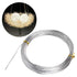 4 Pack 16 Gauge Aluminum Wire 131.2Ft Silver Aluminum Wire 1.5mm Metal Craft Armature Bendable Wires Metal 16 Gauge Wires for Jewelry Making Craft...