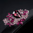 4pcs Purple Crystal Rhinestone Brooches For Wedding Bouquet Decoration...