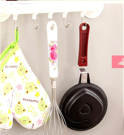 YIKANGHENG Mini Frying Pan, 4.8 Inch Heart Shape Iron Egg and Omelet Pan with Nonstick Coating for Kitchen and Outdoor of Fried Eggs, Cakes and Br...