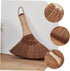 Small Broom Cleaning Soft Bristle Broom Natural Broom Cleaning Brooms Desktop Cleaning Brush Household Duster Brown Silk Light Brown Cleaning Acce...