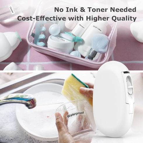SUPVAN Label Makers E10 Mini Bluetooth Label Printer Wireless Labeler Label Maker Machine Multiple Templates Available Labelmaker for Office Organ...