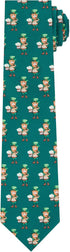 Jacob Alexander Men's Happy Saint Patrick's Day Leprechaun Holding Drinks Pattern Regular Length Neck Tie...