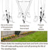 Heavy-Duty Stand Up Weed Puller Head Weed Picker Tool Gardening Hand Tools for Dandelion, Weeder Root Tool Made with Cast Steel No Bending,for Bac...