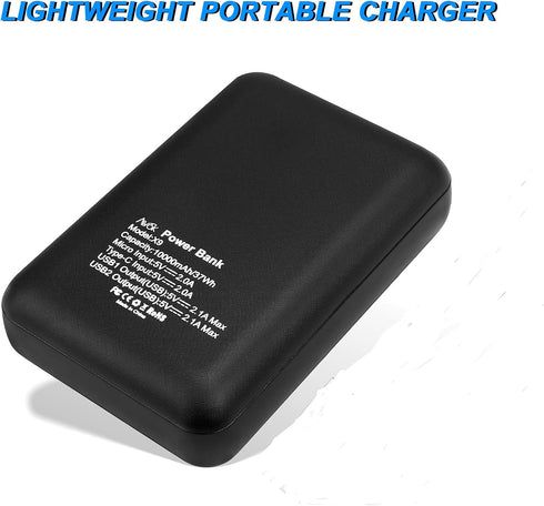 Portable Charger Power Bank Apply for Heated Vest with USB DC Input Port, Portable Battery for Mobile Phone (5.0v 2.0A 10000mAh Power Bank)...