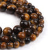 Natural Stone Beads 10mm Yellow Tiger Eye Polished Round Smooth Agates Gemstone Beads for Jewelry Making 15 Inch(Yellow Tiger Eye,10mm)...