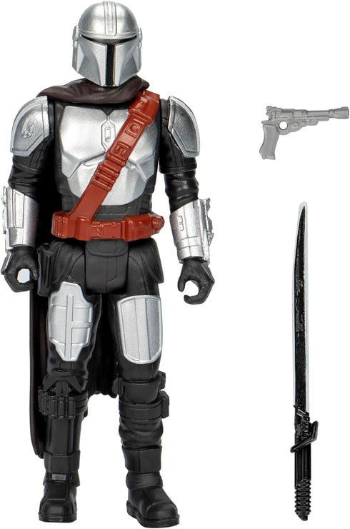STAR WARS Epic Hero Series The Mandalorian 4-Inch Action Figure & 2 Accessories, Toys for 4 Year Old Boys and Girls...