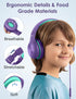 Headphones for Kids for School, Kids Headphones with Microphone, Sharing Function, 85dB/94dB Safe Volume Limit, HD Sound, Over Ear Kids Headphones...