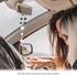 2PCS Car Rosary Rear View Mirror Hanging Accessories, Rosary & Cross Ornament Pendant for Woman Men, Automotive Interior Decoration, Good Luck Gif...