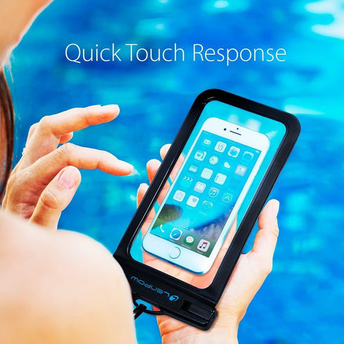 Universal Waterproof Case, 2 Pack IPX8 Waterproof Phone Lanyard Dry Bag with Neck Strap for iPhone 15 14 13 12 11 XS Pro Plus Galaxy S22 S23 Edge ...