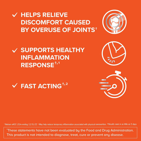 Qunol 5-in-1 Joint Support Supplement, Fast Acting, One Pill Dose, Support Healthy Inflammation Response & Discomfort Caused by Overuse of Joints,...