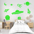 TECKWRAP Permanent Adhesive Vinyl 12" x 10ft, Matte Neon Green...