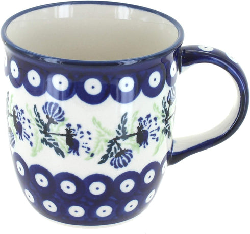 Blue Rose Polish Pottery Sweet Annie Plain Coffee Mug...