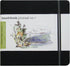 Travelogue Drawing Book, Square 5-1/2 x 5-1/2, Ivory Black Artist Journal...