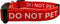Do Not Pet Dog Collar - Prevents Accidents Warning Small Medium Large Dogs (Medium, Red)...