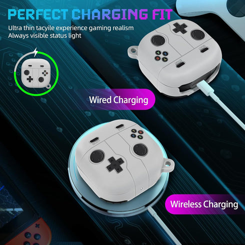 Compatible with for Samsung Galaxy Buds FE Case(2023) /Buds 2 Pro Case(2022)/Buds Pro Case(2021)/ Buds 2 Case (2021)/Buds Live Case(2020),Classic ...