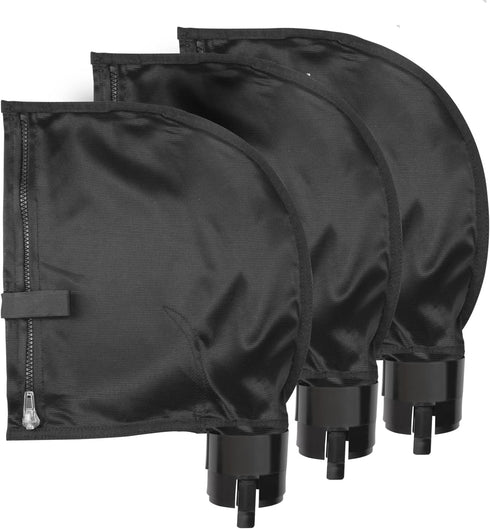 UCEDER Black 360 380 Bag Replacement for Polaris Pool Cleaner Parts, All Purpose Pool Debris Filter Bags with Anti-Rust Zipper(3 Pack)...