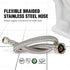 Highcraft CNCT27413-OM1 Tank Supply line, 12 in, Stainless Steel...