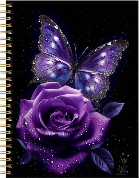 Spiral Journal Notebook for Women,Cute A5 College Ruled Notebooks 6"x 8.4", 120 Pages Lined Journal with Premium Thick Paper,Perfect for School Of...