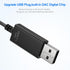 ACAGET USB Headset, Wired USB Earbuds for PC HiFi Stereo in-Ear Wired Game Headphones with Microphone Computer Earphones with Audio Controls for P...