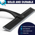 Shower Squeegee, 10-Inch Matte Black Squeegee, All-Purpose Stainless Steel Squeegee for Bathroom, Shower Doors, Mirrors, Tiles and Car Windows - 1...